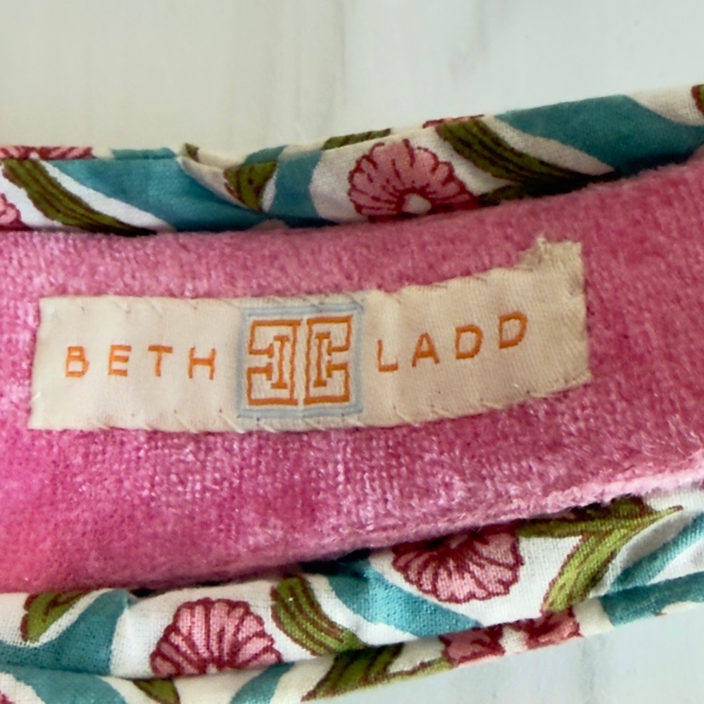 BETH LADD KNOTTED PEARL RHINESTONE PREPPY COQUETTE HEADBAND COLLEGE PREP - Picture 5 of 9
